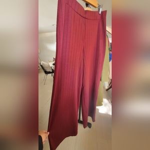 Zara Trafaluc Wide Leg Trouser Pant Pinstripe (M)